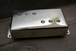 Majestic Wide Range Humbucker pickup with unplated cover and threaded magnets