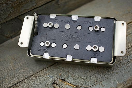 Majestic Wide Range Humbucker pickup engraved bottom plate